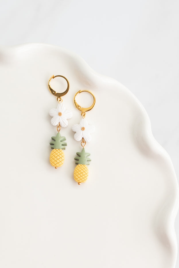 Kriti II [Pineapple & Daisy Clay Beads]