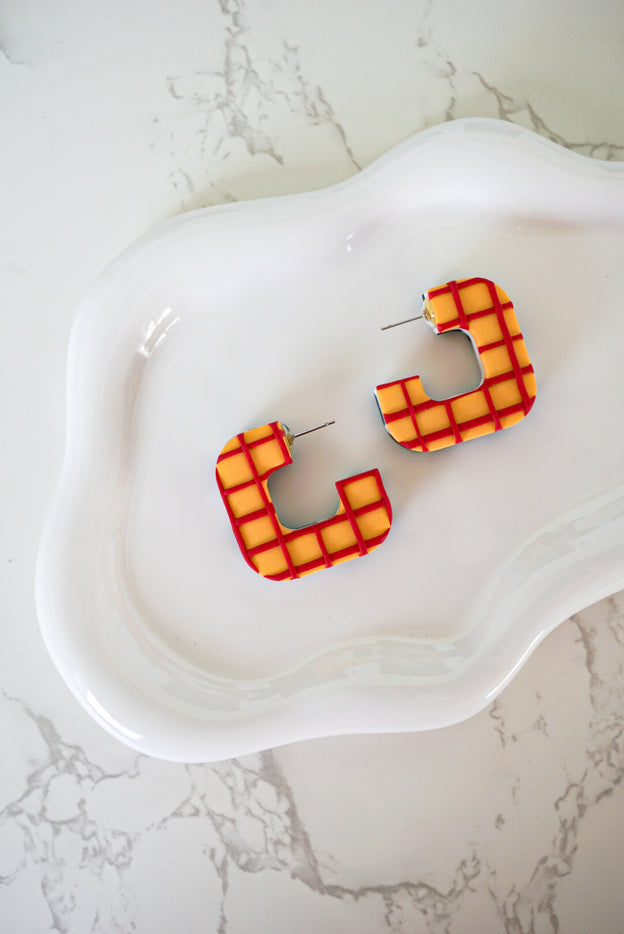 Toy Story/Woody Double Sided Hoops [Made-to-Order]